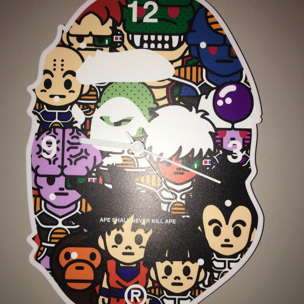Bape DBZ Clock